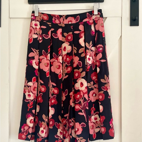 Kate Spade Floral Pleated Skirt - Picture 6 of 7